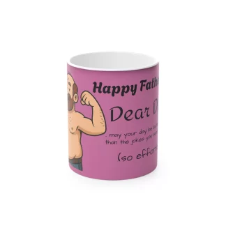 Magic Mug - Funny Fathers Day Joke Better Days LIGHT PINK