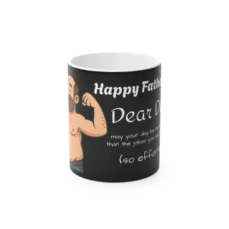 Magic Mug - Funny Fathers Day Joke Better Days BLACK