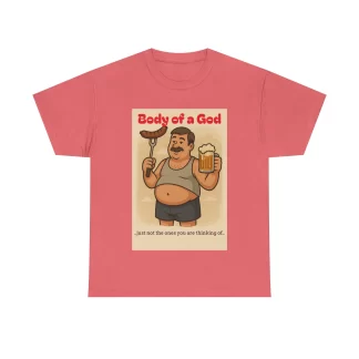 Funny BBQ Lover's Tee, Heavy Cotton T-Shirt for Grill Enthusiasts, Casual Summer Wear, Gift for Father's Day, Cookout Apparel-B