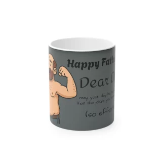 Magic Mug - Funny Fathers Day Joke Better Days DARK GREY