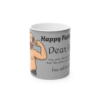 Magic Mug - Funny Fathers Day Joke Better Days LIGHT GREY