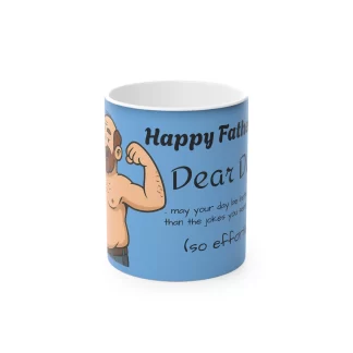 Magic Mug - Funny Fathers Day Joke Better Days LIGHT BLUE
