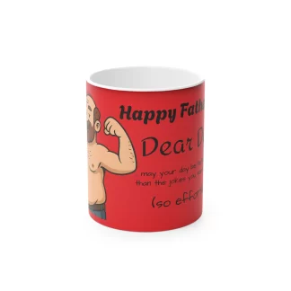 Magic Mug - Funny Fathers Day Joke Better Days RED