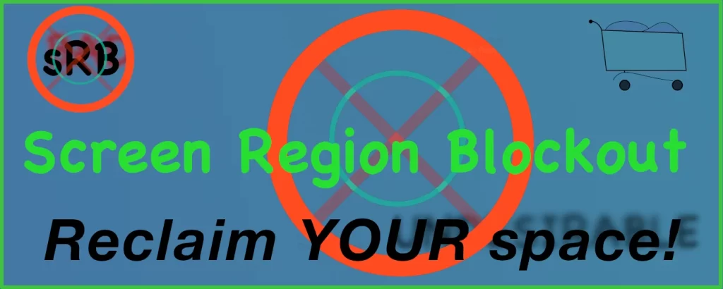 jaysndees browser extensions Screen Region Blockout marquee