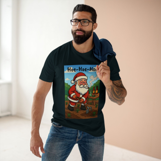 Funny Santa Gardening Tee - Christmas Humour Shirt - Holiday Gift