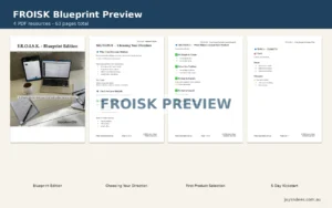 Preview pages from the FROISK Blueprint 63-page PDF resource package