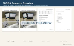 Preview of FROISK Blueprint and Guided DIY digital business resources